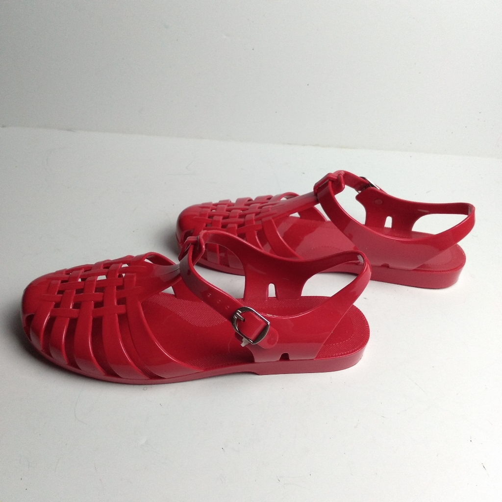 Kali Red Retro Jelly Shoes Beach Water Shoes Size 11